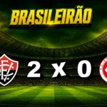 Vitória vence o Internacional por 2 a 0 e sobe na tabela do Brasileirão
